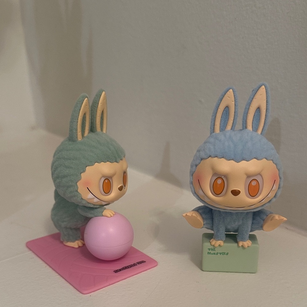 2 Labubus - Lazy Yoga Series